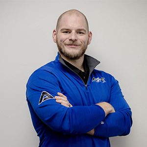 This is a staff photo featuring Bobby Partin who is co-owner and certified athletic trainer, LAT, and CrossFit certified CF-L1 with Apex Physical Therapy.