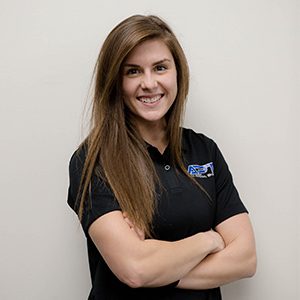 This is a staff photo featuring Taylor Wilson who is a Physical Therapist Assistant with Apex Physical Therapy